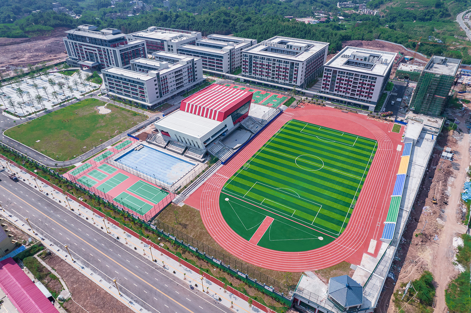 Bihaiwan-School-Affiliated-to-South-China-Normal-University,-Zhaoqing-City,-Guangdong-Province