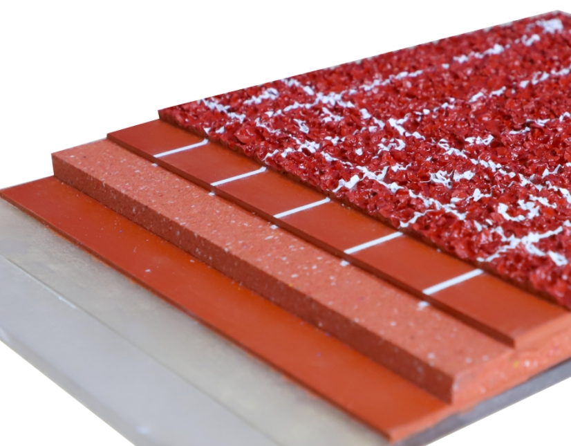 ESP Semi Prefabricated Spray synthesis sandwich PU Track